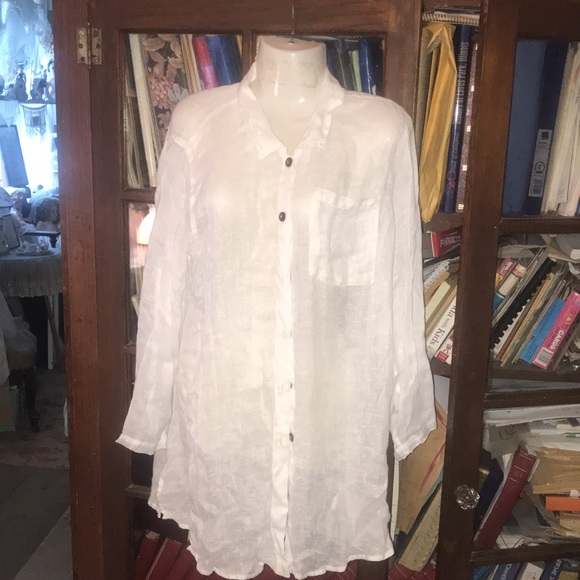 Brand new White 100% cotton top - Picture 3 of 3